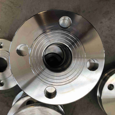 Aeronautic Titanium Weld Neck Flange , F5 Titanium Forged Ring 20mm 50mm Height